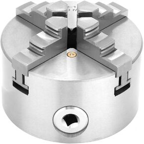 100mm 4 Jaw Self-Centering Lathe Chuck with Extra Jaws Turning Machine Accessory Metal Lathe Chuck Drill Chuck