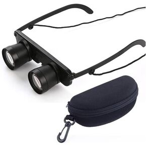 Binocular Glasses Hands Free, Professional Binocular Glasses for Fishing, Bird Watching, TV, Sports, Concerts, Theater, and Sightseeing, Portable Binoculars and Opera Glasses