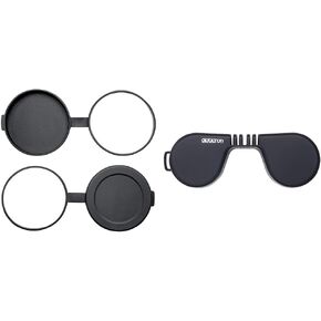 Opticron Rubber Objective Lens Covers 56mm OG M Pair fits Models with Outer Diameter 64~65mm & Opticron 40mm BGA Binocular Rainguard,31076,Black