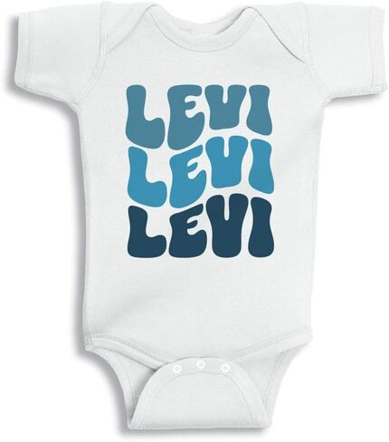 Wavy Levi Baby Infant Bodysuit in Saudi Arabia
