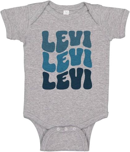Wavy Levi Baby Infant Bodysuit in Saudi Arabia