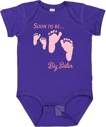 inktastic Soon To Be Big Sister Baby Bodysuit in Saudi Arabia