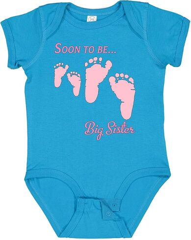 inktastic Soon To Be Big Sister Baby Bodysuit in Saudi Arabia