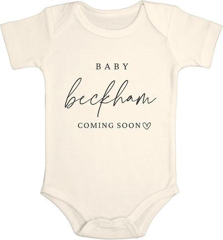 Custom Baby Pregnancy Announcement Bodysuit 0-3 Months in Saudi Arabia