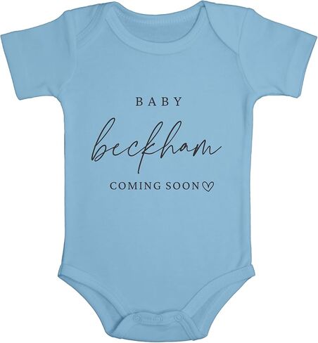 Custom Baby Pregnancy Announcement Bodysuit 0-3 Months in Saudi Arabia