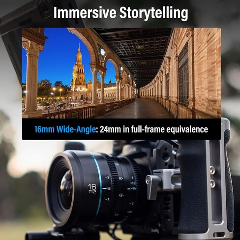 سيروي نايت ووكر 16 مم T1.2 S35 عهد Cine Hand Cine لـ RF Mount ، الأسود in Kuwait