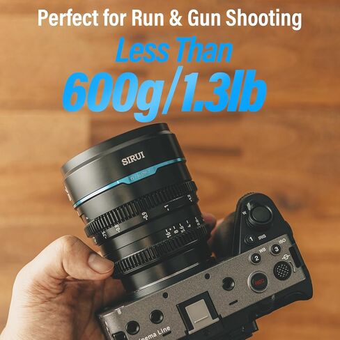 سيروي نايت ووكر 16 مم T1.2 S35 عهد Cine Hand Cine لـ RF Mount ، الأسود in Kuwait