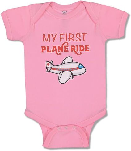 Cute Rascals Baby Bodysuit My First Plane Ride Pilot Boy & Girl Baby Clothes Funny Cotton in Saudi Arabia