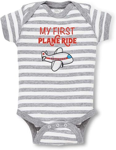 Cute Rascals Baby Bodysuit My First Plane Ride Pilot Boy & Girl Baby Clothes Funny Cotton in Saudi Arabia