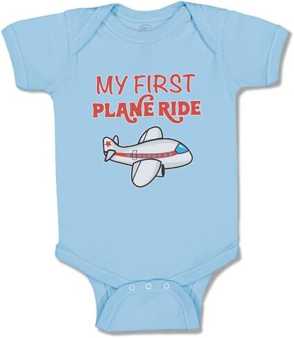 Cute Rascals Baby Bodysuit My First Plane Ride Pilot Boy & Girl Baby Clothes Funny Cotton in Saudi Arabia