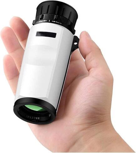 مناظير محمولة عالية الطاقة 10 × 32 أحادي العين ، تلسكوب أحادي مع أحاديات مع عدسة باك4 Prism لمشاهدة الطيور الحفلات الرياضية الرياضية in Kuwait