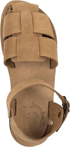 Gemma - Leather Adjustable Strap Sandal - Womens Sandals in Saudi Arabia
