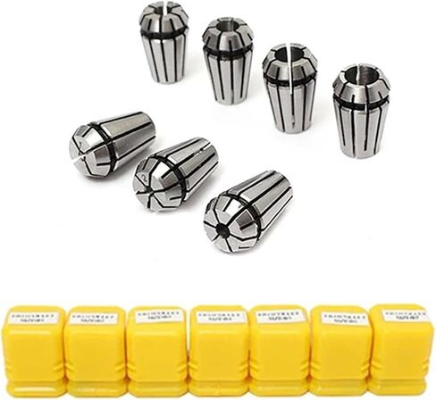 ER11 collet chuck set 7pcs 13pcs 15pcs ER11 1mm-7mm Spring collet for machining center Engraving Machine Lathe Mill Tool(7PCS) in Saudi Arabia