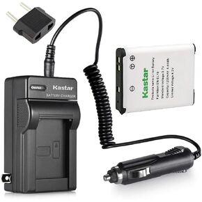 Kastar Battery and Charger EN-EL19 Replacement for Nikon MH-66 Coolpix A100 S32 S100 S3200 S3300 S3400 S3500 S3600 S3700 S4300 S4400 S5200 S5300 S6500 S6600 S6800 S6900 S7000 and NP-BJ1 DSC-RX0