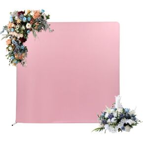 CNCEST 2X2M BASTROP Stand ، Kit Metal Stand Kit ، Backdrop Stand for Wedding Ceremony Party Decoration (White)
