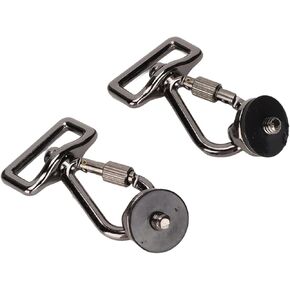 aqxreight 2pcs 4 Inch Quick Install Metal Screw and SLR Camera Shoulder Strap Hook Set for Outdoor This Is Enough Perfo Camera Strap Buckle1 4in Screw Adapter for CameraCamera Connecting Ho