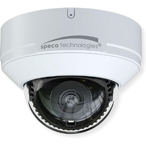 Speco-Technologies O4VD2 4MP Network PoE Dome IP Camera, Outdoor Vandal Proof, 2.8mm Wide Angle, 65ft Night Vision, H.265, Compatible with Speco System, NDAA Compliant