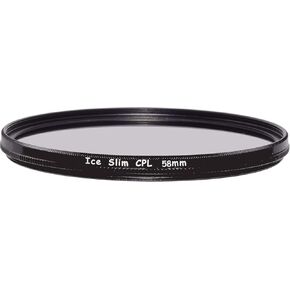 ICE Slim CPL 58mm مرشح دائري مستقطب الزجاج البصري على نطاق واسع