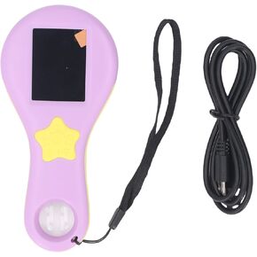 500X Handheld Digital Microscope with 2MP Camera - Ideal for Observation and Maintenance - Purplish Yellow