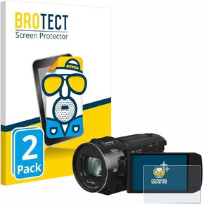 Screen Protector Anti-Glare Compatible with Panasonic HC-VX3 (2 Pack) Screen Protector Matte, Anti-Fingerprint Protection Film