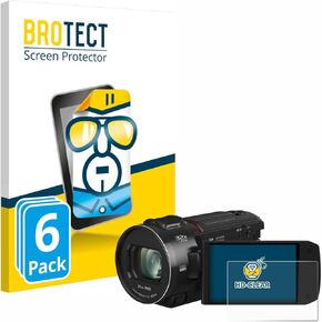 Screen Protector Compatible with Panasonic HC-VX3 (6 Pack) - HD-Clear Protection Film