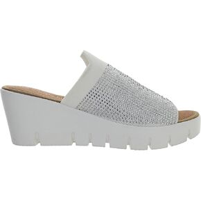 Bernie Mev Women's Venti Crystal Wedge Heel Sandal