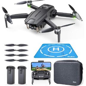 Ruko F11MINI Drone and H002 Landing Pad, F11MINI Drones with Camera for Adults 4K, Under 250g, 2 Batteries 60 Min Flight Time, Foldable & Lightweight, 5GHz WiFi, GPS Auto Return