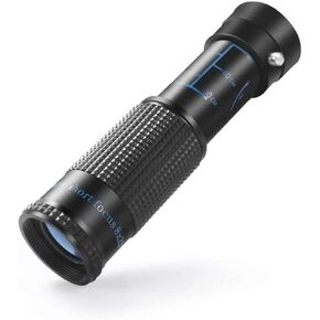 Portable Binoculars High Power Monocular Telescope, Monocular Compact with High BAK4 Prism Lens Monocular for Bird Watching Traveling Sightseeing Outdoor Sports Games