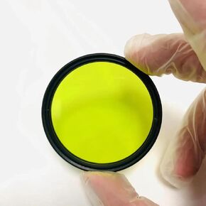 Green Glass UV IR passthrough in Various Sizes with Round Photo Frame 58 mm Optical LB16 for Camera Photography(52mm)