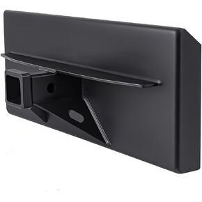 Mini Skid Steer Receiver Hitch Mount Plate 1/4" Thick - Compatible with Toro Dingo Quick Tach, 2" Receiver Hitch for Lightweight Towing, Weld-On or Bolt-On Options, Black