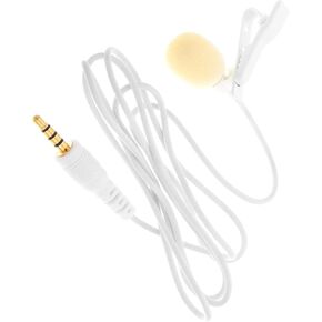 Yardwe Miniature Clip Microphone for Smartphones Portable Lavalier Mic for Teaching and Meetings Easy Attachment Small Mic for Effortless Hands Recording and Design