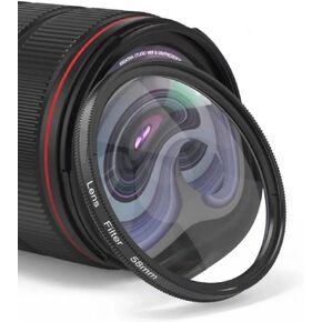 Vortex 49mm 52mm 55mm 58mm 62mm 67mm Camera Filter Soft Light Camera Photography UV CPL Lens Transparent Glass Blur Effect Digital SLR Camera(Add 77mm Adapter)