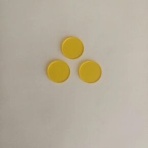 33.6x1mm 35X2mm 47x2mm Various Sizes 510nm Long wavelength Pass Filter Golden Yellow Optical Glass JB510 GG515(D75x2mm)