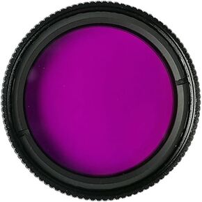 PVS14 Night Vision Eyepiece Filter Brown Purple Orange Eyepiece Lens Sacrificial Window Protective Cover for 30mm Lens(Purple)
