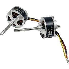 DC 12V-24V 1806 23mm Diameter Outer Rotor 3-Phase Brushless Electronic Starter 3S-6S 1700KV High Speed for Aircraft Model Tools(B Without Screw Hole)