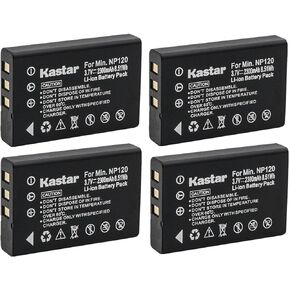 Kastar 1-Pack Battery Replacement for Fujifilm NP-120, NP-120B, FNP120, Toshiba NP-120, PX1657, PENTAX D-LI7, RICOH DB-43, CONTAX BP-1500S, BP-1500S Digital Camera Battery