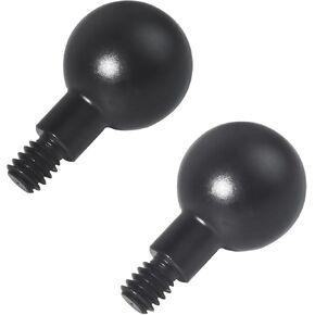Universal Aluminum 20mm Ball Adapter with 1/4"-20 Threaded Stud, Compatible with Industry Standard 20mm Mounts for Digital Cameras, Camcorders, Sports Camera