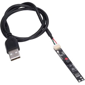 Akozon HD Mini USB 2.0 Webcam Camera Module Board with Fixed for, Windows, and OS X Systems, OV7675 Photosensitive Chip, HBVCAMV20234-V11.