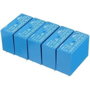 5PCS SMIH-05VDC-SL-C SMIH-12VDC-SL-C SMIH-24VDC-SL-C 05 12 24 V Relays 250V 16A 8PIN SMIH-05V 12V 24VDC-SL-A 6Pin Relay(SMIH-12VDC-SL-C 8Pin)