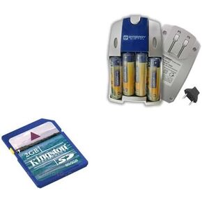 Nikon Coolpix L110 Digital Camera Accessory Kit Includes: SB251 Charger, KSD2GB Memory Card