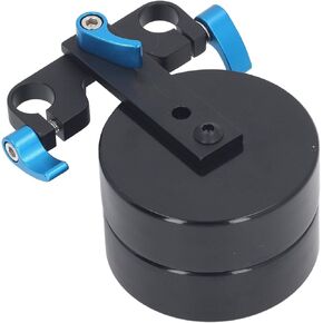 Acouto Camera Counter Weight Set 2x2.2lbs Universal Shoulder Mount Rig Counterweight for Balancing Fits 15mm Rods