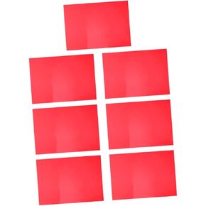 Milisten 7Sheets Transparent Color Correction Gel Light Filters for Photography Portable Light Dimming for Strobe Flash LED Lights and Visual Effects