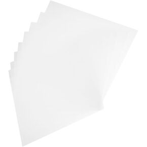 PRETYZOOM 8Pcs Transparent PVC Lighting Gel Filter Sheets Light for Photography Projects Plastic Sheets for Color Correction
