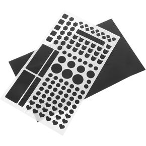 Healifty 2Pc LED Light Blocking Filters Light Dimming Covers for Routers and Electronics Blackout Stickers Effortless Installation Shape