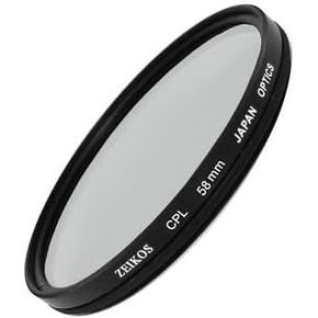 Circular Polarizer Filter for Canon EOS Rebel T5i SL1 T6i 750D (58mm Compatible)