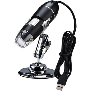1Pc Portable USB Microscope High Resolution Electronic Magnifier for Home Use Brightness Durable Design for Phone Repair and Detailed Inspection
