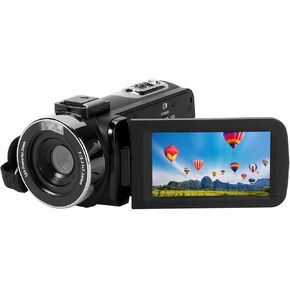 2.7K Video Camera with Stabilizer and Lens Cap