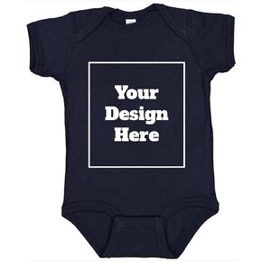 City Shirts Add Your Own Text and Design Custom Personalized Baby Rib Infant Bodysuit