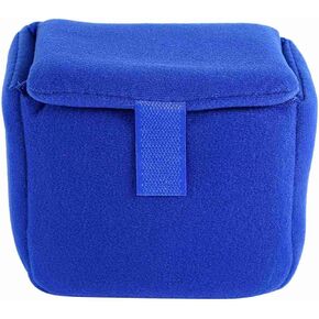 Camera Bag, Small Mirrorless Accessory Compact Photography Bag Small Camera Insert Pad for Lens Photographing and Others (Red)