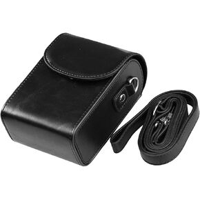 Camera Sling Bag Camera Case, Practical Small PU Leather Lightweight Waterproof Profession Carrying Crossbody Case, Coffee